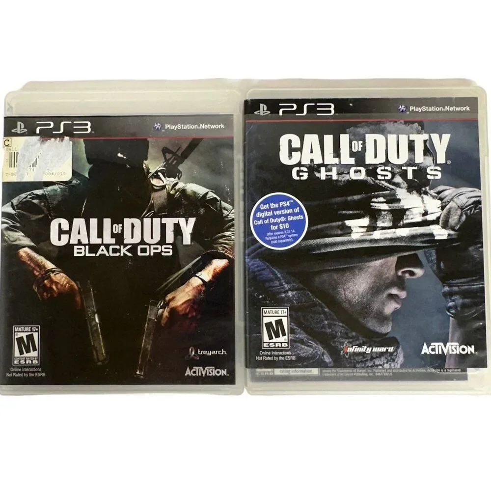 PS3 Call of Duty Black Ops and Call of Duty Ghosts Bundle